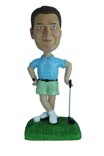 Figurine personnalisée super golfeur