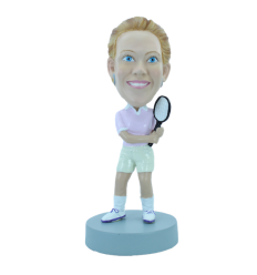 Figurine personnalisée tennis woman