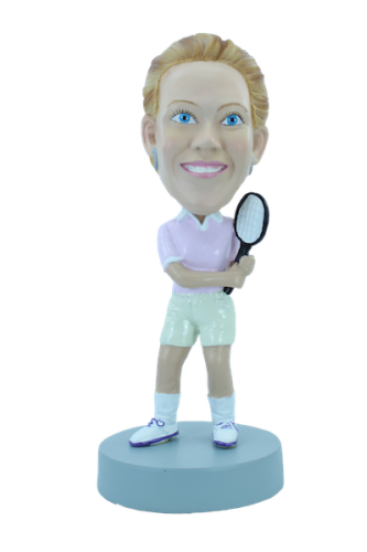 Figurine personnalisée tennis woman