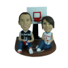 Custom bobblehead Our basketball court