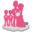 Figurine personnalisée mariage (100%) + 2 enfants