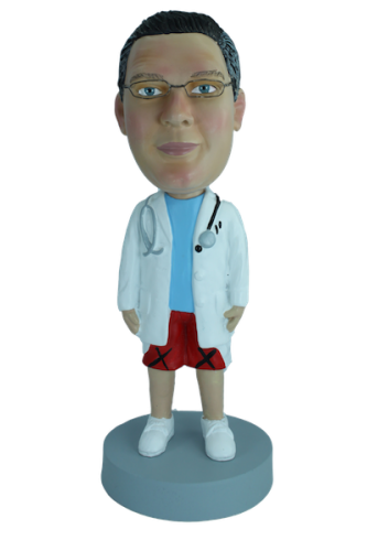 Figurine personnalisée d'étudiant en médecine