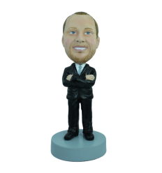 Custom bobblehead "Business is good"