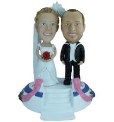 Custom wedding bobblehead 