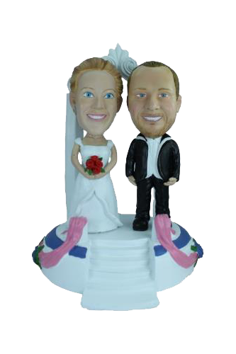 Custom wedding bobblehead 