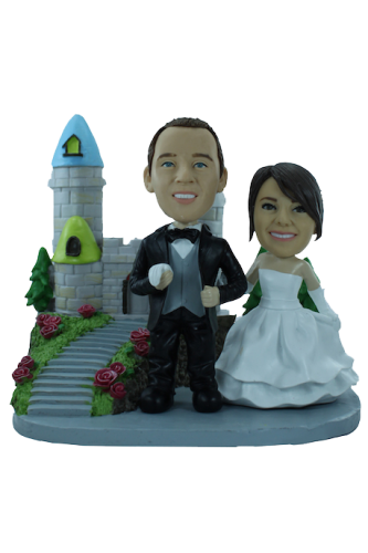 Custom wedding bobblehead 