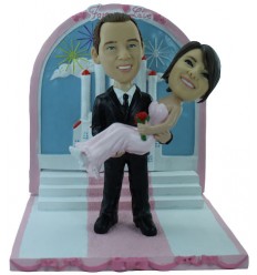 Custom wedding bobblehead 