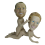 Figurine personnalisée "Levrette"