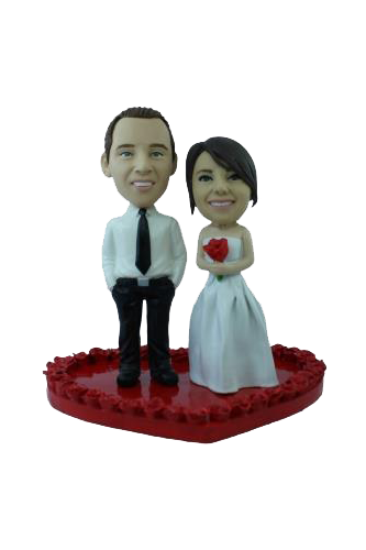 Custom wedding bobblehead 