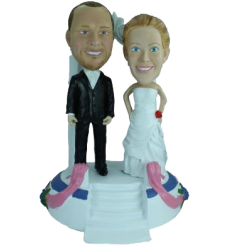 Custom wedding bobblehead 