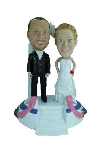 Custom wedding bobblehead 