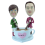 Figurine personnalisée "Le café de l amour"