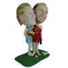 Figurine personnalisée couple de cromagnons