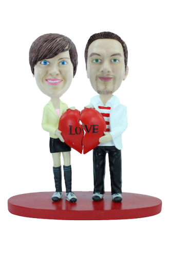 Figurine personnalisée amour