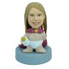 Figurine personnalisée bébé fille