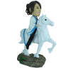 Figurine personnalisée chevalière