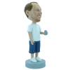 Figurine personnalisée avec un verre à la main