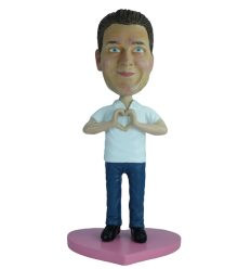 Figurine personnalisée cadeau st valentin