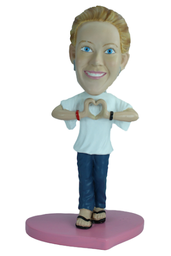 Figurine personnalisée cadeau st valentin