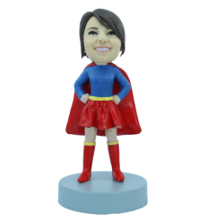 Figurine personnalisée super-girl