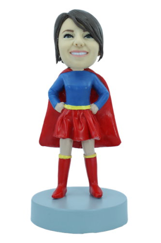 Figurine personnalisée super-girl