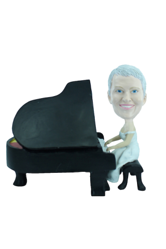 Figurine personnalisée pianiste
