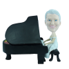 Figurine personnalisée pianiste