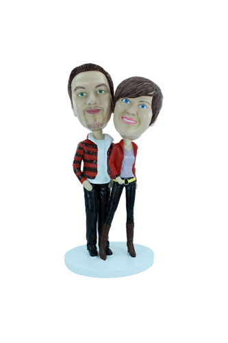 Couple custom bobbleheads