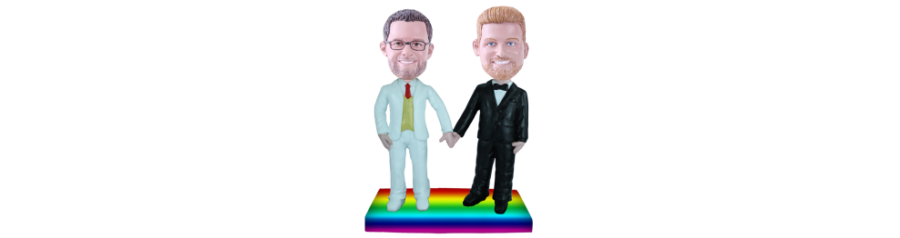 Figura personalizada de boda gay
