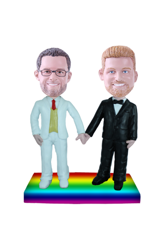 Gay wedding custom bobblehead